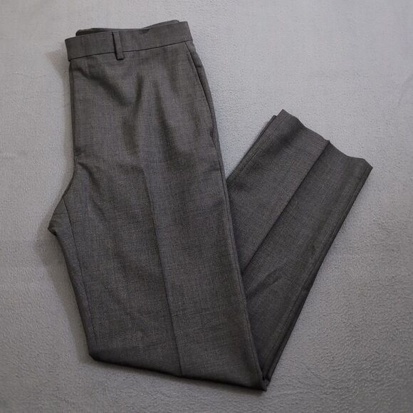 Lauren Ralph Lauren Men 34X32 (35X31) Dark Gray Wool Total Comfort Dress Pants - Picture 1 of 11
